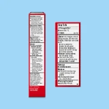 Alt text: Hydrocortisone anti-itch cream packaging on a light blue background. Text details drug facts, uses, active ingredient, and warnings for external use.