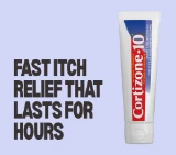 Cortizone-10 Eczema Relief Cream provides fast itch relief that lasts for hours.