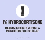 Formulated with 1% hydrocortisone, for itch relief with the maximum strength available without a prescription.