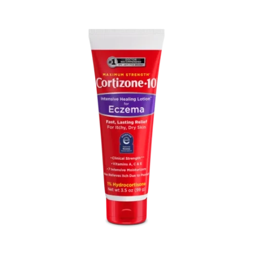 Cortizone-10 Intensive Healing Lotion for Eczema 3.5 oz product package