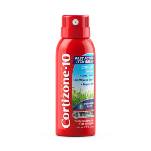 Cortizone-10 Maximum Strength Itch Relief Cooling Spray 2.7 oz product package