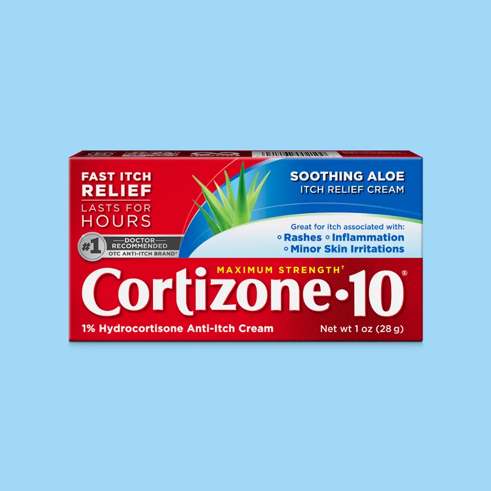 Maximum Strength 1% Hydrocortisone Soothing Aloe Cream | Cortizone-10®