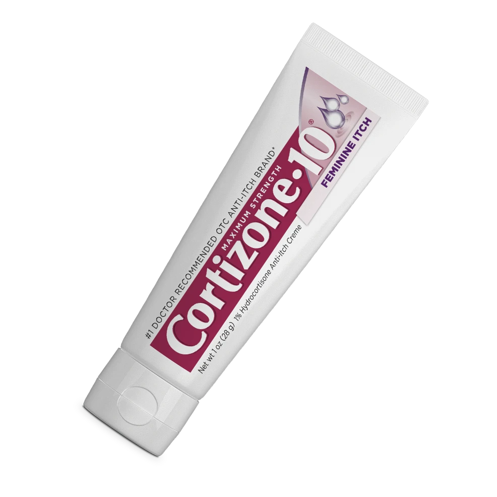 Front of Cortizone-10® Feminine Itch Relief tube
