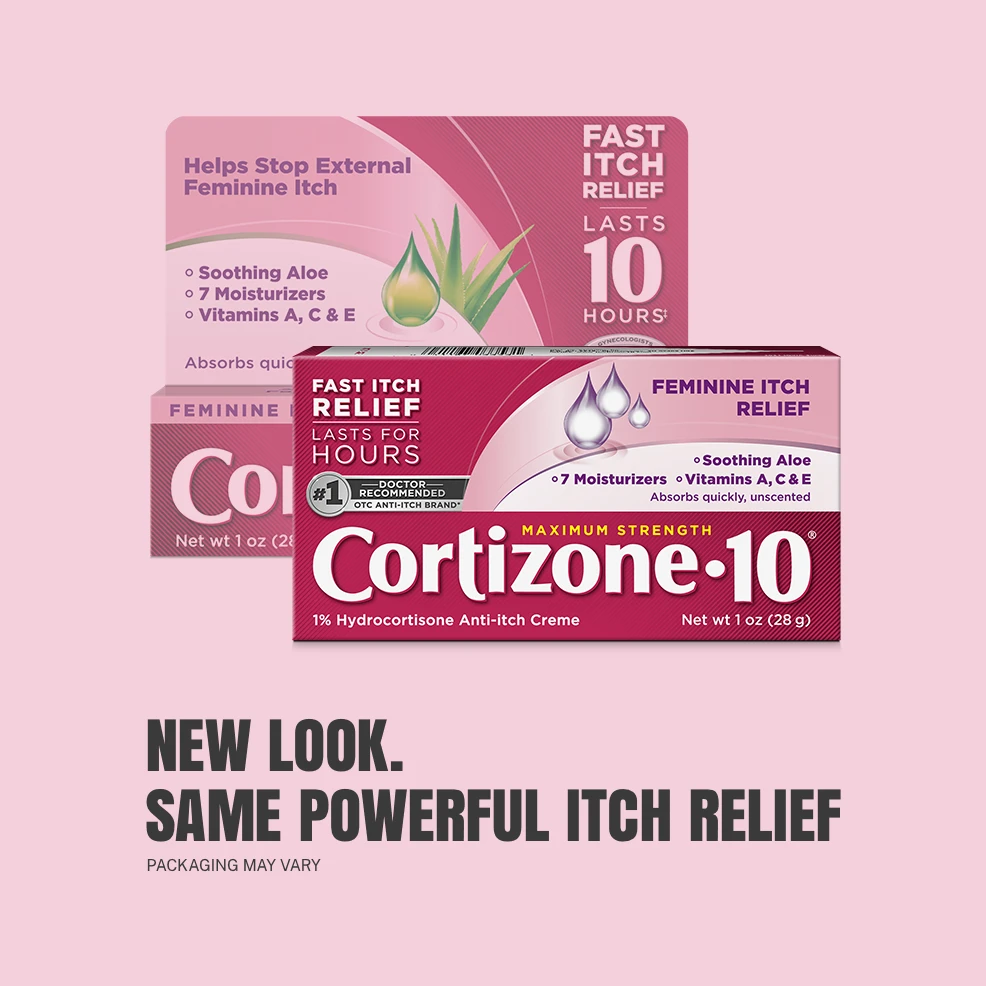 Old vs New - Cortizone-10® Feminine Itch Relief